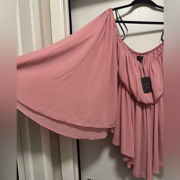 NWT Michael Costello x REVOLVE Blush Malyck Mini Dress - Picture 5 of 6